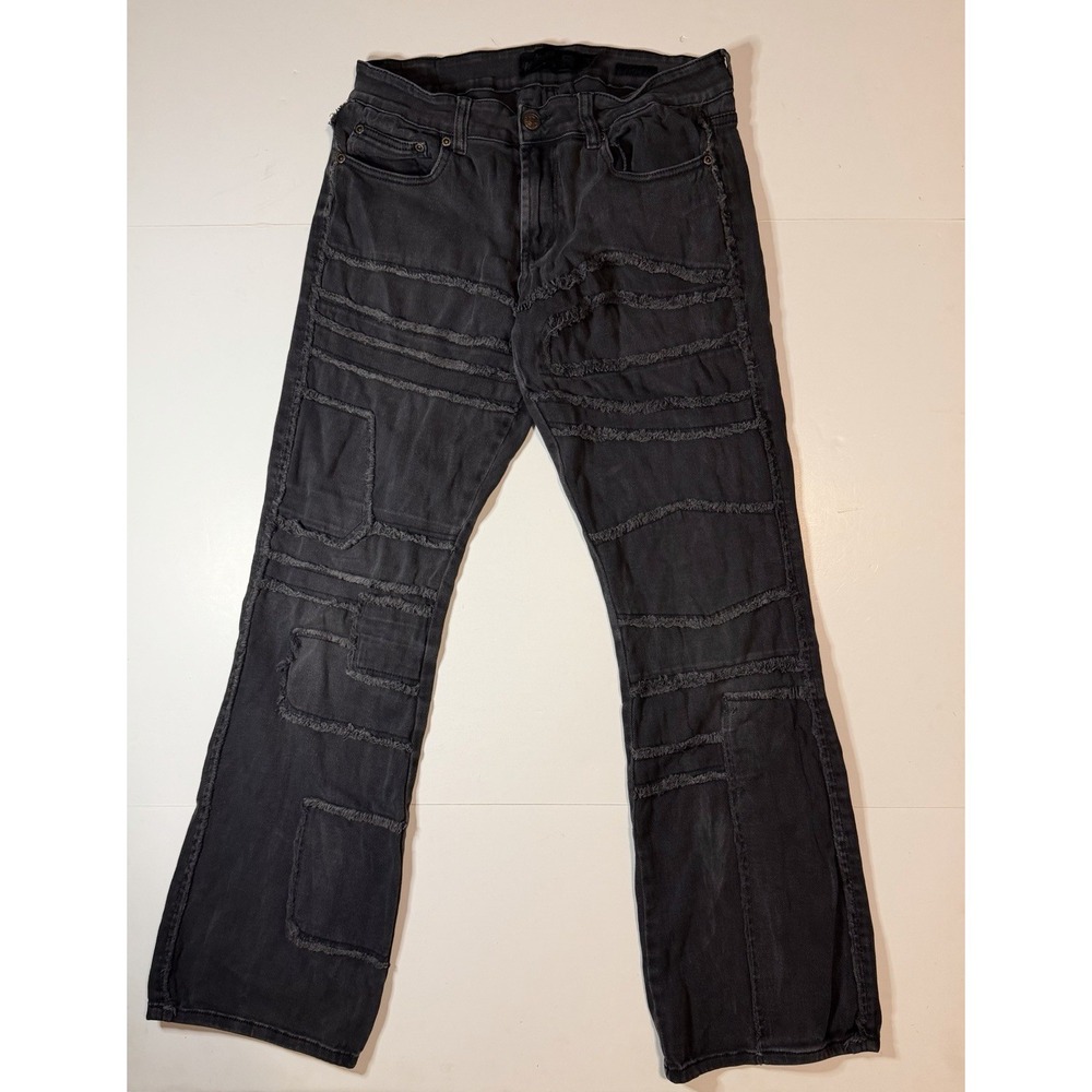 WORNSTAR Jeans Size 32x32 Remnant Rockstar Flair Black